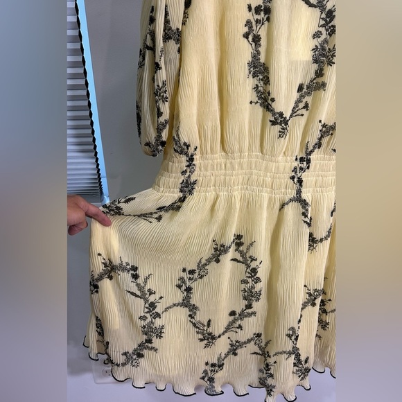 NWT GANNI Pleated Georgette Mini Dress FR40 / US8 - Picture 8 of 16